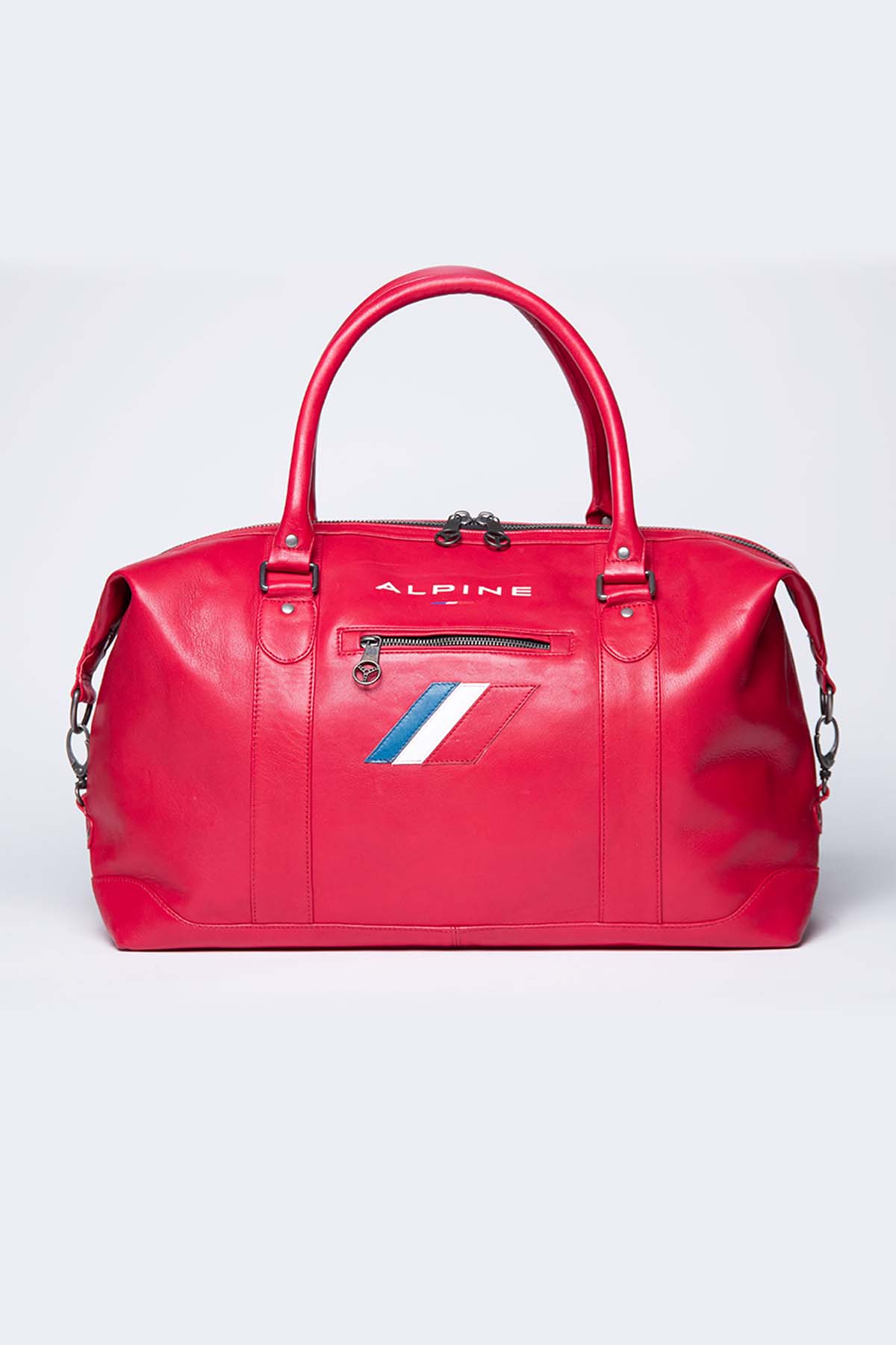 Sac de voyage en cuir Alpine A110 48h rouge racing – Classic