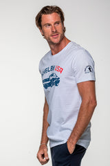 T-Shirt Carroll Shelby "1959" en coton blanc Homme
