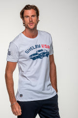 T-Shirt Carroll Shelby "1959" en coton blanc Homme