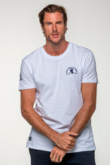 T-shirt Carroll Shelby "1966" en coton blanc Homme