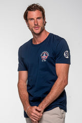 T-Shirt Carroll Shelby "427" en coton bleu marine Homme