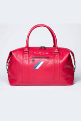 Leather travel bag Alpine A110 48h racing red