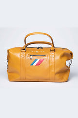 Alpine A310 72h leather travel bag yellow