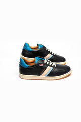 Baskets en cuir Steve McQueen Bull noires Homme