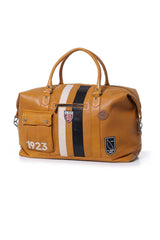 Sac de voyage en cuir 24H Le Mans 1923 André 72H jaune