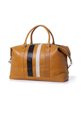 Sac de voyage en cuir 24H Le Mans 1923 André 72H jaune