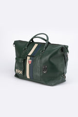 Sac de voyage en cuir 24H Le Mans André 6 72H vert