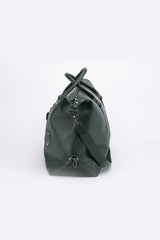 Sac de voyage en cuir 24H Le Mans André 6 72H vert