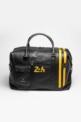 24H Le Mans Andre 4 72h leather travel bag black Men