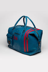 Sac de voyage en cuir 24H Le Mans Andre 4 72h bleu ocean