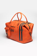 Sac de voyage en cuir 24H Le Mans Andre 4 72h orange