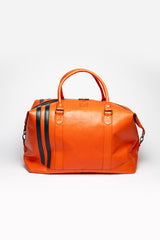 Sac de voyage en cuir 24H Le Mans Andre 4 72h orange