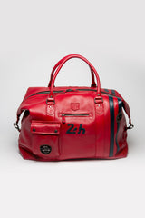 Sac de voyage en cuir 24H Le Mans Andre 4 72h rouge racing