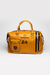 24H Le Mans Andre 4 72h leather travel bag yellow Men