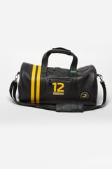 Sac de voyage en cuir Ayrton Senna "Ayrton Bag Sport" noir