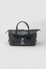 Sac de voyage en cuir Carroll Shelby BIG D 48H Sheep crown bleu marine