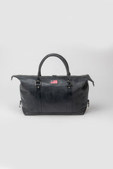 Sac de voyage en cuir Carroll Shelby BIG D 48H Sheep crown bleu marine