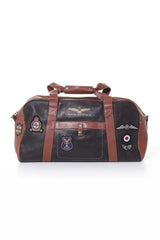 Sac de voyage en cuir Royal Air Force Bristol 3 48h marron foncé Homme