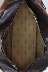 Sac de voyage en cuir Royal Air Force Bristol 3 48h tortoise Homme