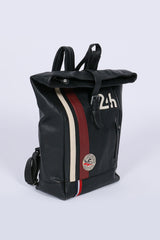 Leather backpack 24H Le Mans Backpack black Man