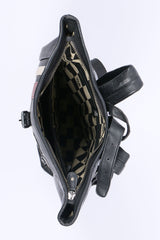 Leather backpack 24H Le Mans Backpack black Man