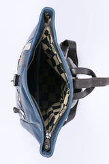 Sac à dos en cuir 24H Le Mans Backpack bleu royal Homme