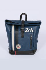 Sac à dos en cuir 24H Le Mans Backpack bleu royal Homme