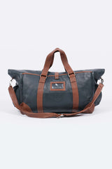 Royal Air Force Bader 3 72H Navy Blue Leather Travel Bag