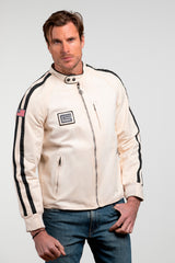 Blouson Carroll Shelby "O'Shell" en canvas écru Homme