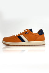 Baskets en cuir Steve McQueen Bull orange Homme