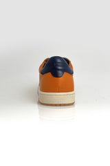 Baskets en cuir Steve McQueen Bull orange Homme
