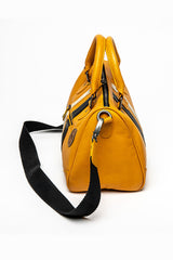 Leather handbag 24H Le Mans 1923 Courcelle Yellow Woman