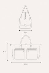 Men's Steve McQueen x Le Mans Seattle 48h Ecru Leather Travel Bag