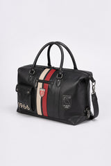 Sac de voyage en cuir 24H Le Mans Gaston 6 48h noir