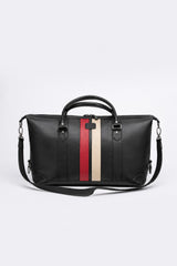 Sac de voyage en cuir 24H Le Mans Gaston 6 48h noir