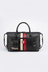 Sac de voyage en cuir 24H Le Mans Gaston 6 48h noir