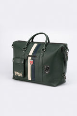 Sac de voyage en cuir 24H Le Mans André 6 72H vert