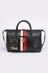 Sac de voyage en cuir 24H Le Mans André 6 72H noir