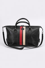 Sac de voyage en cuir 24H Le Mans André 6 72H noir