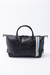 Sac de voyage en cuir 24H Le Mans Chris 48h noir
