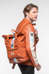 Men's 24H Le Mans Colin rust leather jacket