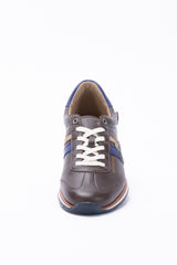 Baskets en cuir Steve McQueen Cool marron foncé Homme