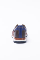 Baskets en cuir Steve McQueen Cool marron foncé Homme