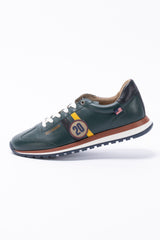 Baskets en cuir Steve McQueen Cool vert Homme