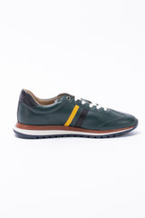 Baskets en cuir Steve McQueen Cool vert Homme