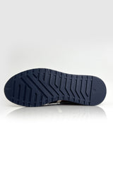 Baskets en cuir Steve McQueen Cool rouge foncé Homme