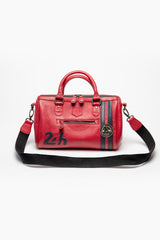 Sac à Main en cuir 24H Le Mans Courcelles rouge racing Femme