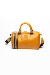 24H Le Mans Courcelles yellow leather handbag for women