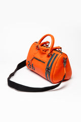 24H Le Mans Courcelles leather handbag orange Women