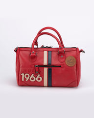 Sac à Main en cuir 24H Le Mans Courcelles 24h 1966 rouge racing Femme